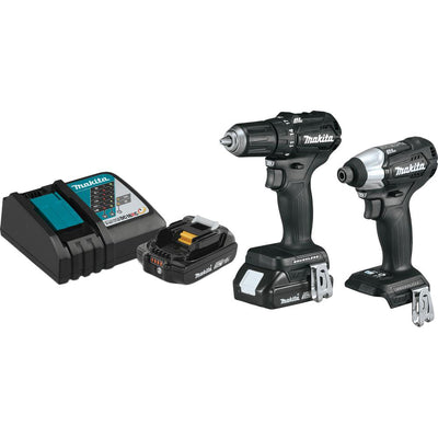 18-Volt LXT Lithium-Ion Sub-Compact Brushless Cordless 2-piece Combo Kit (Driver-Drill/ Impact Driver) 2.0Ah - Super Arbor