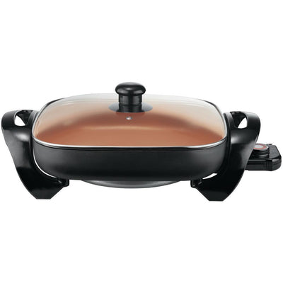 144 sq. in. Copper Nonstick Electric Skillet - Super Arbor