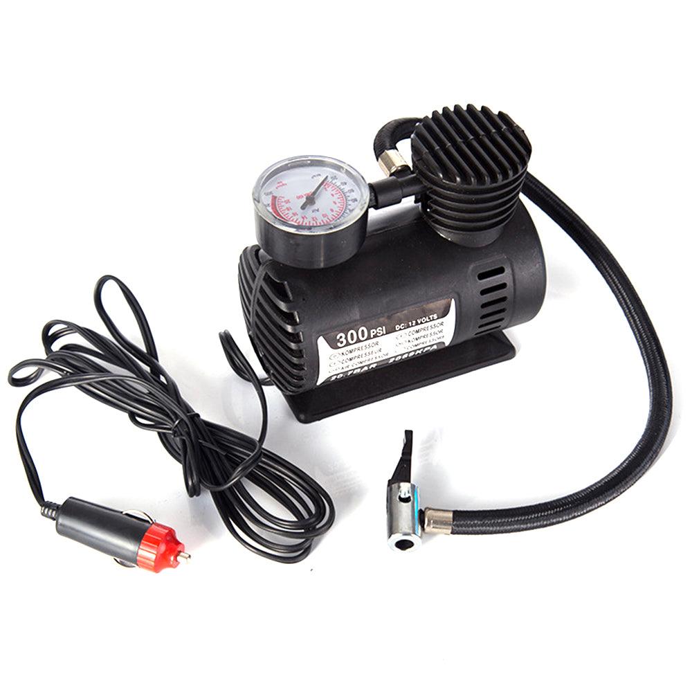 Car Mini Electric Inflation Pump Portable Tyre Air Inflator 300PSI Aut ...