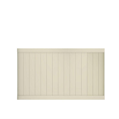 Pro Series 4 ft. H x 8 ft. W Tan Vinyl Woodbridge Privacy Fence Panel - Super Arbor