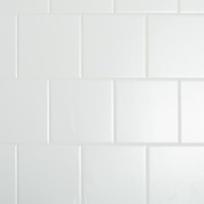 Daltile Restore Bright White 6 in. x 6 in. Ceramic Wall Tile (12.50 sq. ft./case) - Super Arbor