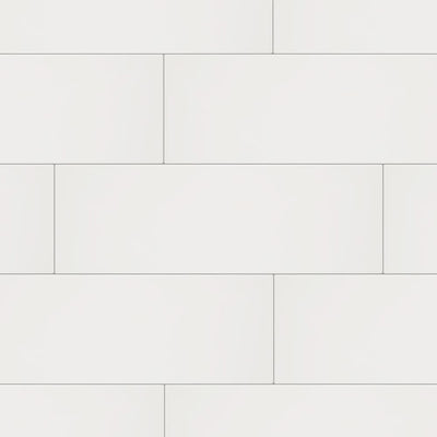 Daltile Restore Bright White 8 in. x 24 in. Ceramic Wall Tile (13.3 sq. ft. / Case) - Super Arbor