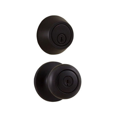 Premiere Essentials Salem Oil Rubbed Bronze Keyed Entry / Single Cylinder Deadbolt Combo - Super Arbor