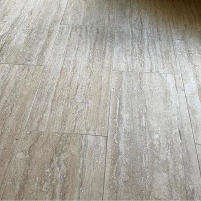 Trevi Argento 12-in x 24-in Glazed Porcelain Marble Look Floor and Wall Tile (1.96-sq. ft/ Piece)