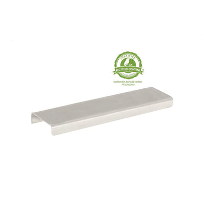 5 in (127 mm) Brushed Nickel Contemporary Edge Drawer Pull - Super Arbor