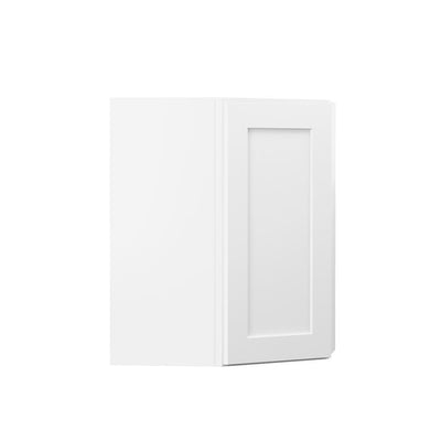 Shaker Ready To Assemble 24 in. W x 30 in. H x 24 in. D Plywood Corner Wall Kitchen Cabinet in Denver White - Super Arbor