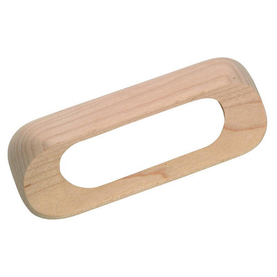 3-3/4 in. (96 mm) Center-to-Center Unfinished Maple Eclectic Drawer Pull - Super Arbor