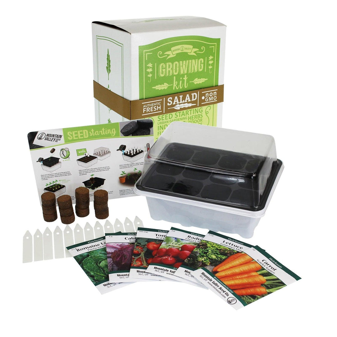 vegetable garden seed starter kit Mexican Salsa Garden Seed Starter - Basic Kit - 6 Non-GMO Varieties
