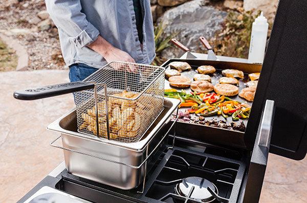 Blackstone Range Top Combo 28 Griddle with Bonus Fryer Super Arbor