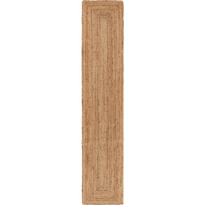 80 in. x 16 in. Natural Jute Classic Braided Runner - Super Arbor