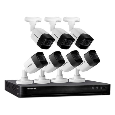 Ultra HD (8MP) 8 Channel 4K 2TB DVR Security Camera System with Remote Viewing and (7-Cameras) - Super Arbor