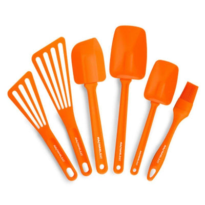 Nylon Orange Kitchen Utensil Set (Set of 6) - Super Arbor