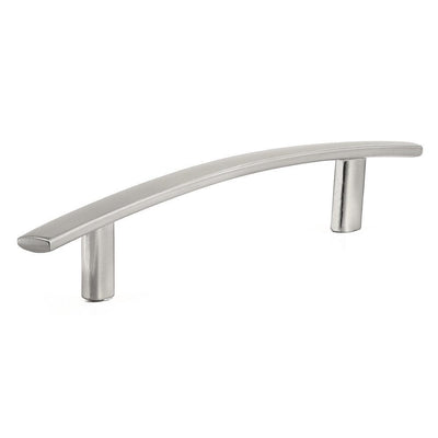 5-1/16 in. (128 mm) Center-to-Center Brushed Nickel Contemporary Drawer Pull - Super Arbor