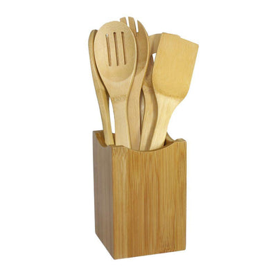 Bamboo Cooking Utensil Set (7-Piece) - Super Arbor