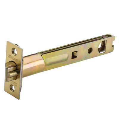 5 in. Polished Brass Square Corner Deadlatch - Super Arbor