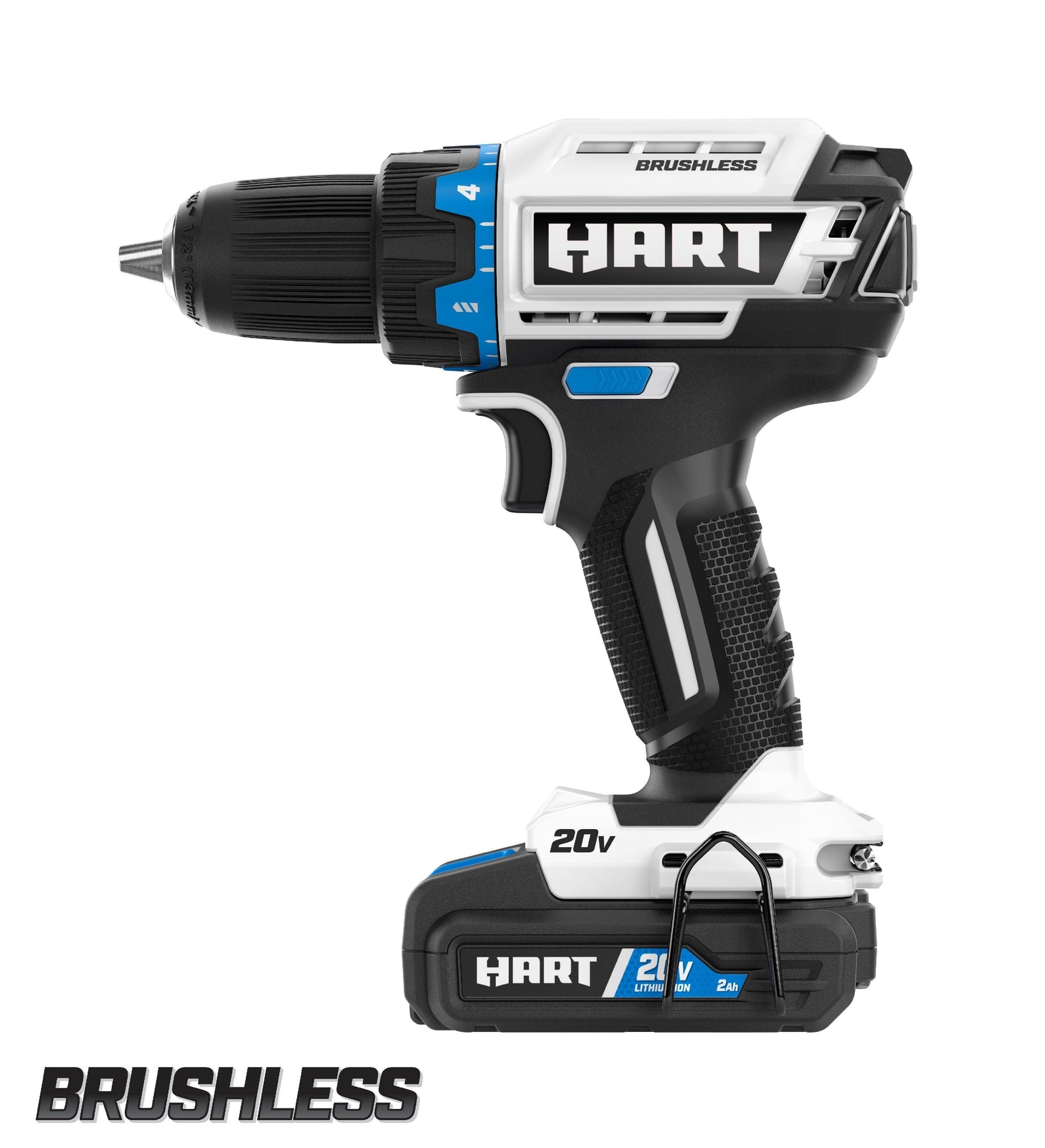 HART 20-Volt Cordless Brushless 1/2-inch Drill/Driver (Battery not