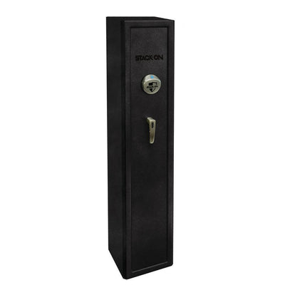 Home Defense Stand-Up Safe with Biometric Lock - Black Granite - Super Arbor