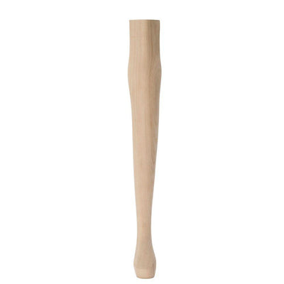 21 in. Ash Queen Anne Table Leg - Super Arbor