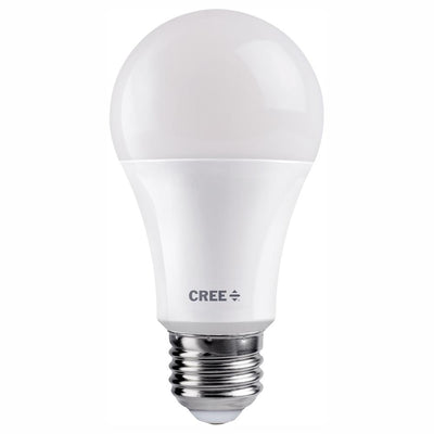 Cree 75W Equivalent Bright White (3000K) A19 Dimmable Exceptional Light Quality LED Light Bulb - Super Arbor