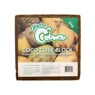 Hydro Crunch 11 lbs. Coco Coir Block of Soilless Growing Media - Super Arbor