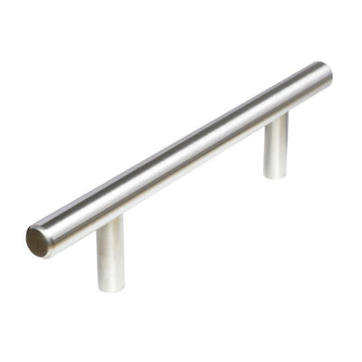 3.5 in. (89 mm) Center-to-Center Stainless Steel Slim-Style Modern Euro Bar Cabinet Pull (25-Pack) - Super Arbor