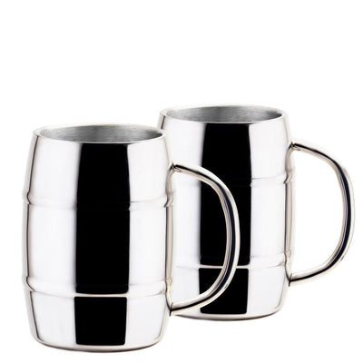 Jumbo KeepKool 33.8 oz. Double Walled Stainless Steel Mugs (Set of 2) - Super Arbor