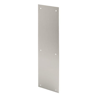 4 in. x 16 in., Stainless Steel, Door Push Plate - Super Arbor