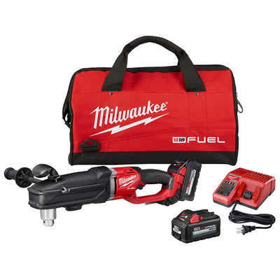 M18 FUEL 18-Volt Lithium-Ion Brushless Cordless GEN 2 SUPER HAWG 1/2 in. Right Angle Drill Kit - Super Arbor