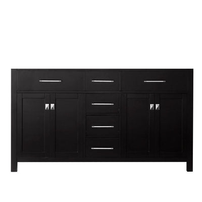 Caroline 60 in. W Bath Vanity Cabinet Only in Espresso - Super Arbor