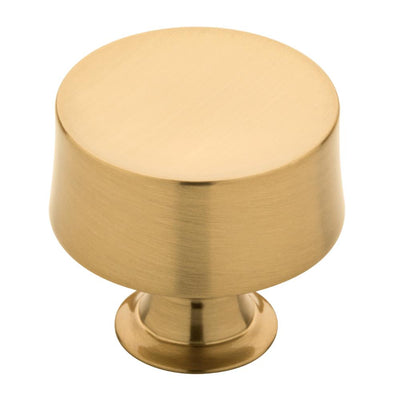 Drum 1-1/4 in. (32 mm) Champagne Bronze Round Cabinet Knob - Super Arbor
