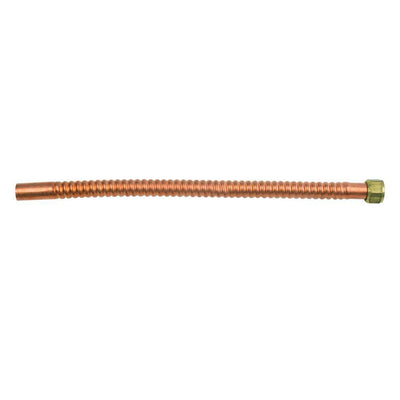 3/4 in. FIP x 3/4 in. Nominal Male Sweat x 18 in. Copper Water Heater Connector (7/8 in. O.D.) - Super Arbor