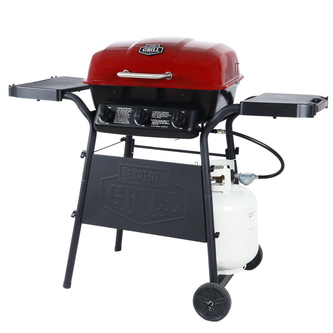 Expert Grill Burner 27,000 Btu Gas Grill, Red, GBC2016WRS