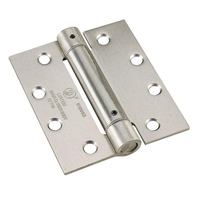 4 in. x 4-1/2 in. Full Mortise Adjustable Spring Hinge - Super Arbor