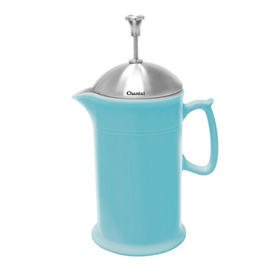 28 oz. Ceramic French Press in Aqua - Super Arbor