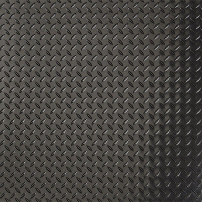 G-Floor RaceDay Diamond Tread Midnight Black 24 in. x 24 in. Peel and Stick Polyvinyl Tile (40 sq. ft. / case)