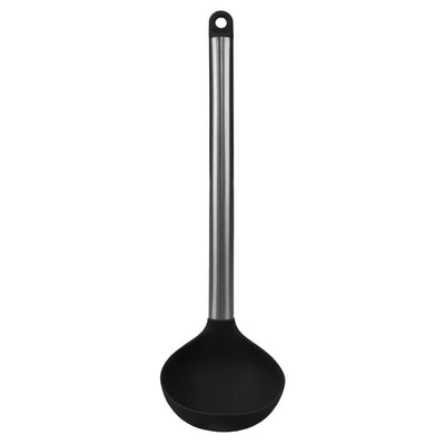 Black Stainless Steel Silicone Ladle - Super Arbor