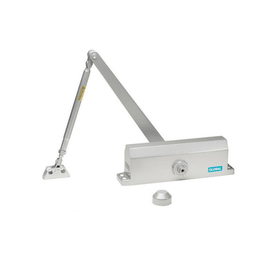 Commercial Door Closer with Backcheck in Aluminum - Size 3 - Super Arbor