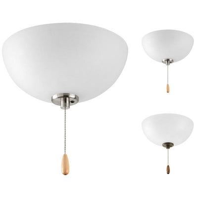 Bravo Collection 2-Light Unfinished Ceiling Fan Light Kit - Super Arbor