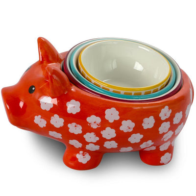 Life on the Farm 4-Piece Pig Shape Figural Measuring Cup Set - Super Arbor