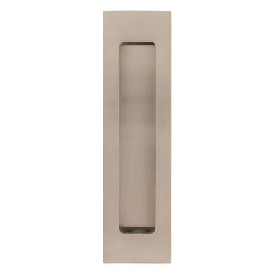 7 in. x 1-7/8 in. x 3/8 in. Satin Nickel Large Flush Pull - Super Arbor