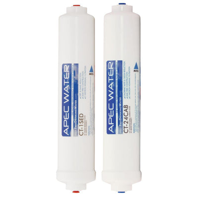 Ultimate 10 in. Inline Countertop Reverse Osmosis Replacement Pre-Filter Set for RO-CTOP - Super Arbor