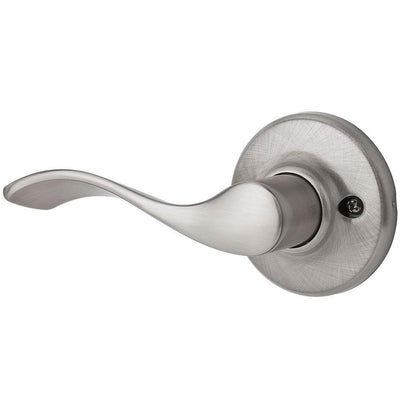 Balboa Satin Nickel Left-Handed Dummy Door Lever with Microban Antimicrobial Technology - Super Arbor