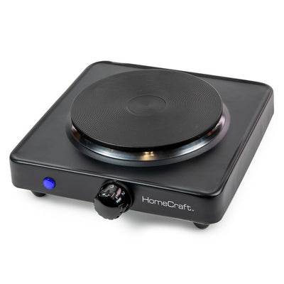 Single Burner 36 in. Black Hot Plate - Super Arbor