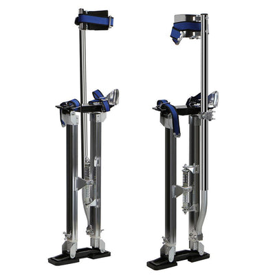 24 in. H to 40 in. H Adjustable Drywall Painters Walking Stilts Taping Finishing Tools - Super Arbor