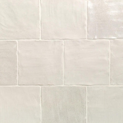 Ivy Hill Tile Amagansett White 4 in. x 4 in. 9mm Satin Ceramic Wall Tile (5.38 sq. ft. / box) - Super Arbor