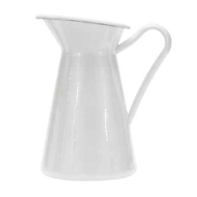 3 qt. White Enamelware Pitcher - Super Arbor