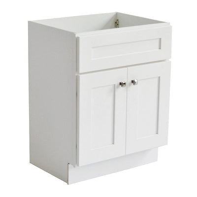 Brookings Plywood RTA 30 in. W x 21 in. D 2-Door Shaker Style Bath Vanity Cabinet Only in White - Super Arbor