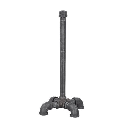 1/2 in. Black Steel Pipe 1.2 ft. H Paper Towel Holder Kit - Super Arbor