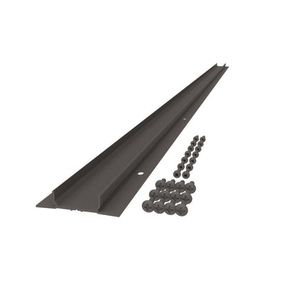 VersaRail 6 ft. Matte Black Aluminum Rail Deck Board Adapter - Super Arbor