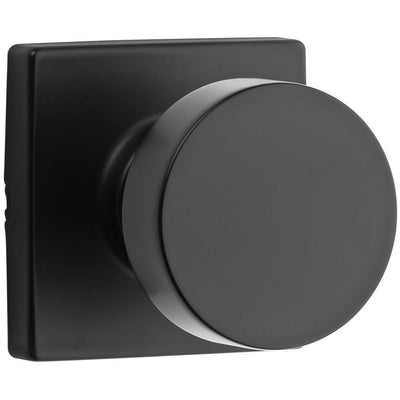 Pismo Square Matte Black Hall/Closet Door Knob - Super Arbor